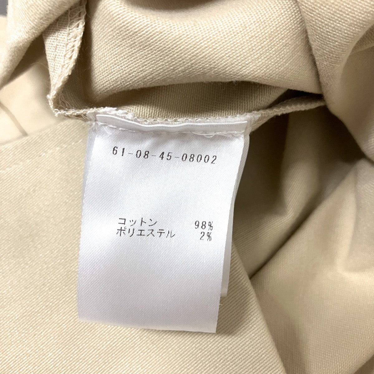 コットンツイル オーバーシャツ長袖シャツ61 08 45 08002