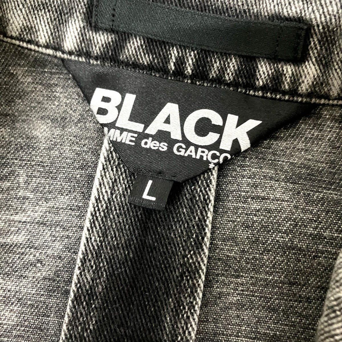 BLACK COMME des GARCONS デニムコート1E J020 古着・中古-4枚目のアイテム画像