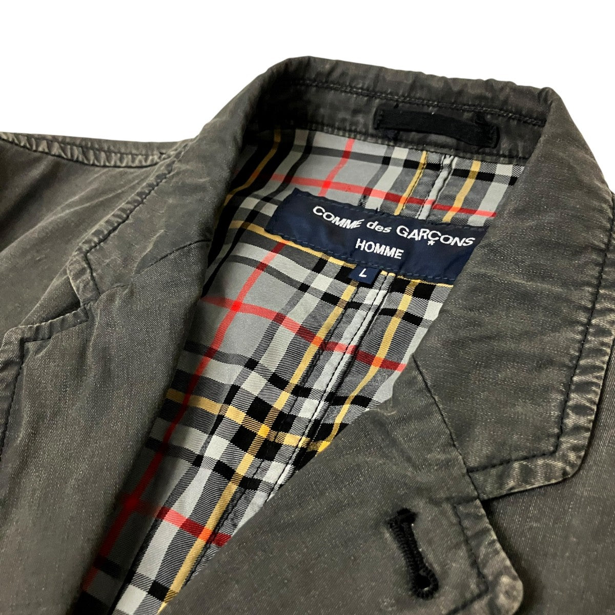 COMME des GARCONS HOMME テーラードジャケットHO J017 古着・中古-3枚目のアイテム画像
