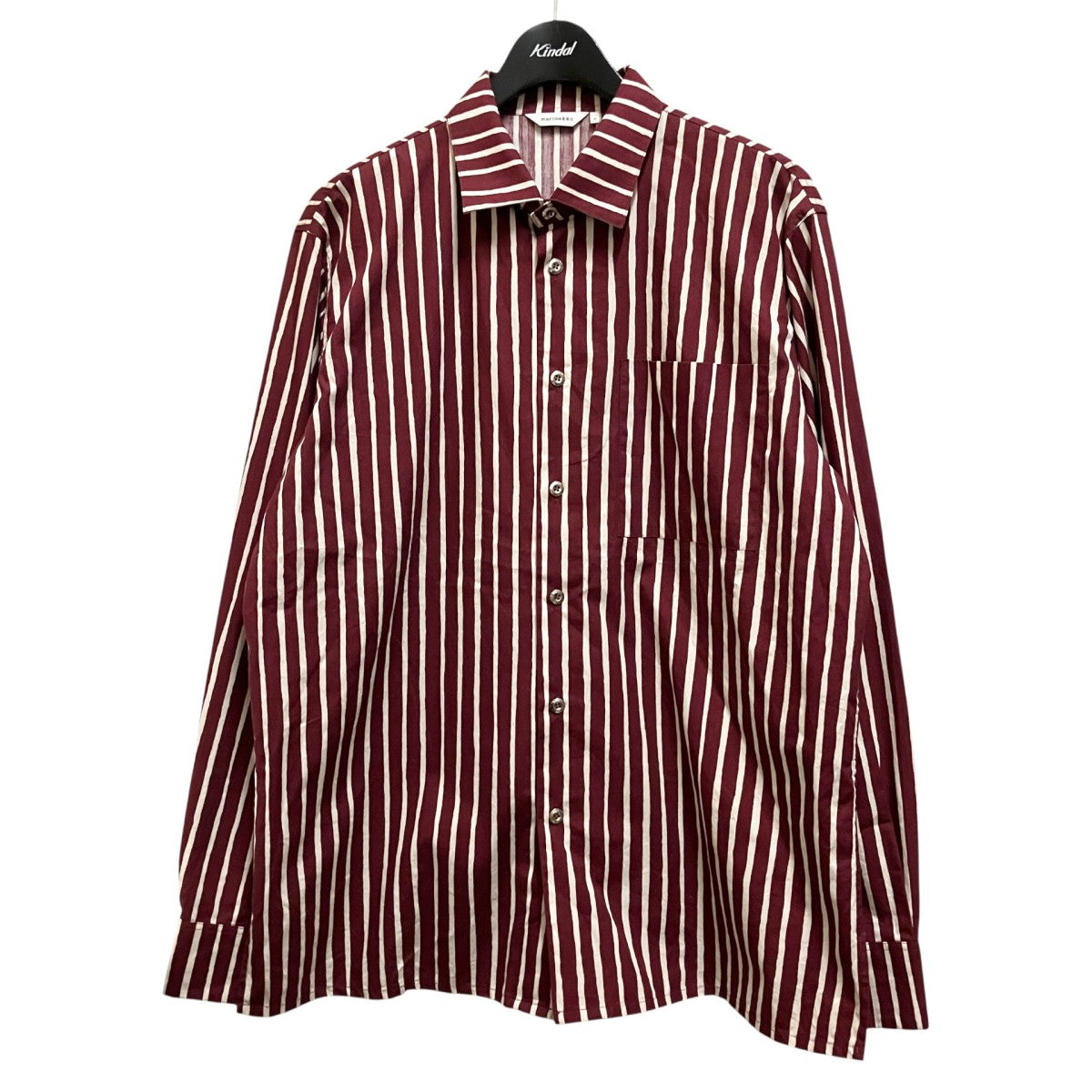 marimekko ストライプシャツ52234 5 92415 古着・中古-1枚目のアイテム画像