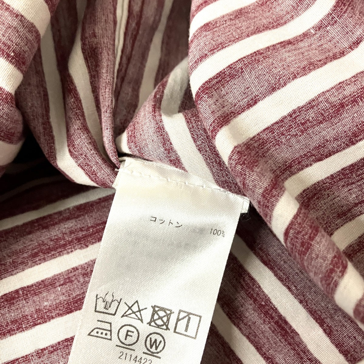 marimekko ストライプシャツ52234 5 92415 古着・中古-5枚目のアイテム画像