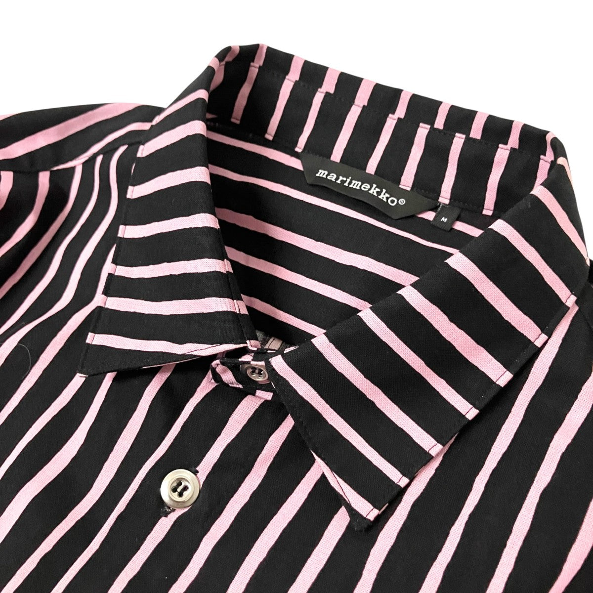 marimekko(マリメッコ) JOKAMIESストライプシャツ043096/161535 043096