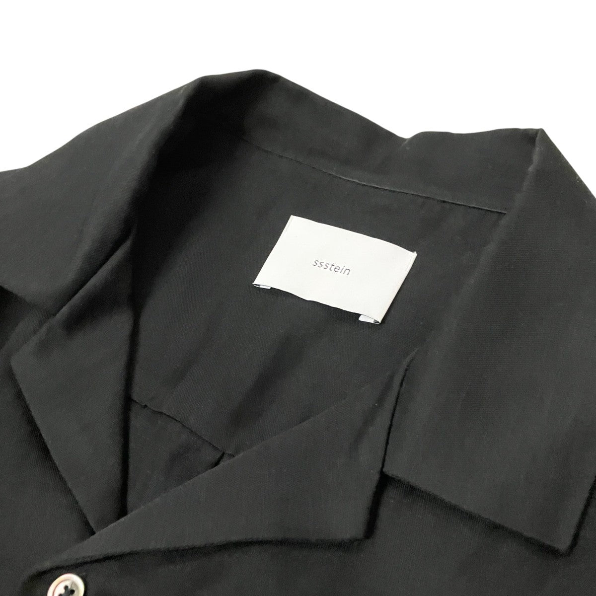 ssstein VIS／LI TWILL OVERSIZED OPEN COLLAR SS SHIRT半袖シャツST.1154 古着・中古-3枚目のアイテム画像
