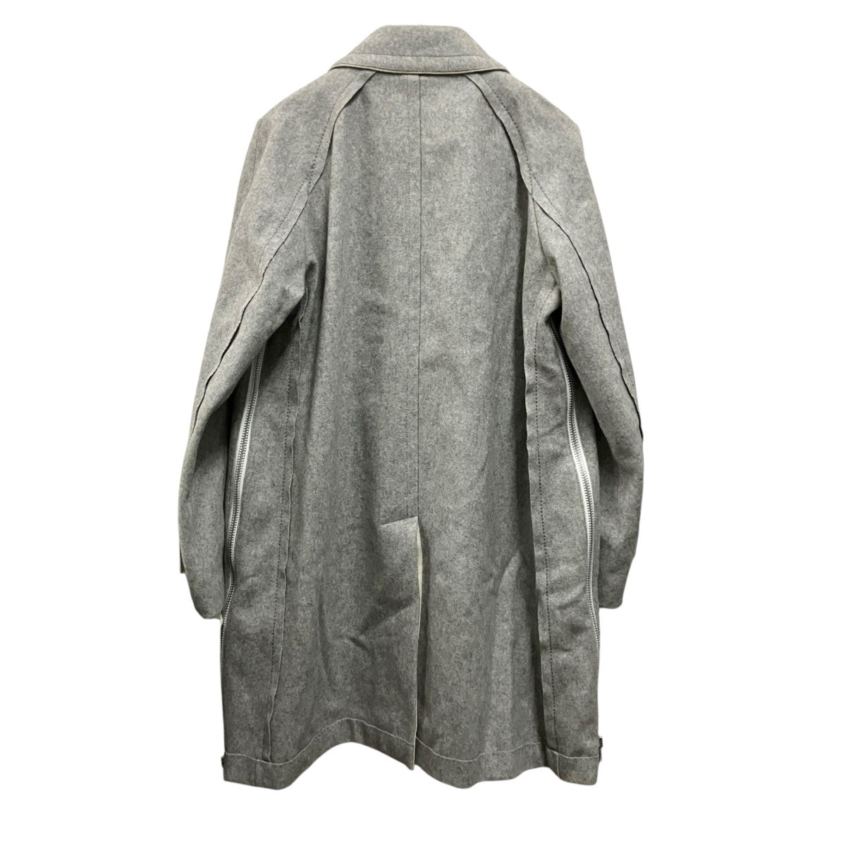 sacai Docking Melton Stain Collar Coatドッキングコート19 02042M 古着・中古-2枚目のアイテム画像
