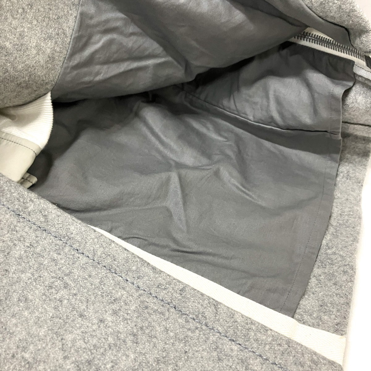 sacai Docking Melton Stain Collar Coatドッキングコート19 02042M 古着・中古-6枚目のアイテム画像