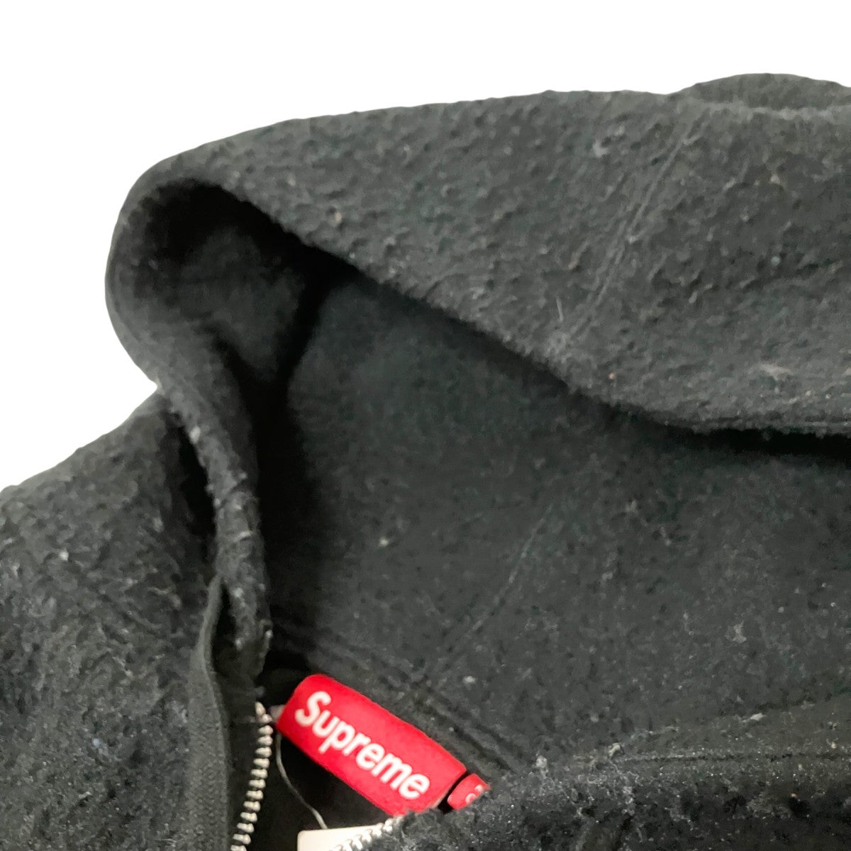 Pilled Zip Up Hooded Sweatshirtボアジップパーカー