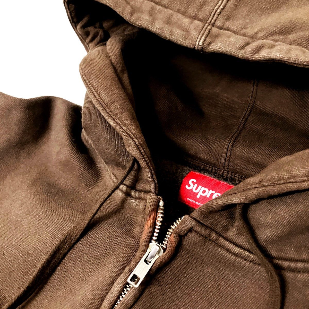 Supreme small box zip up hooded sweatshirtジップパーカー 古着・中古-3枚目のアイテム画像