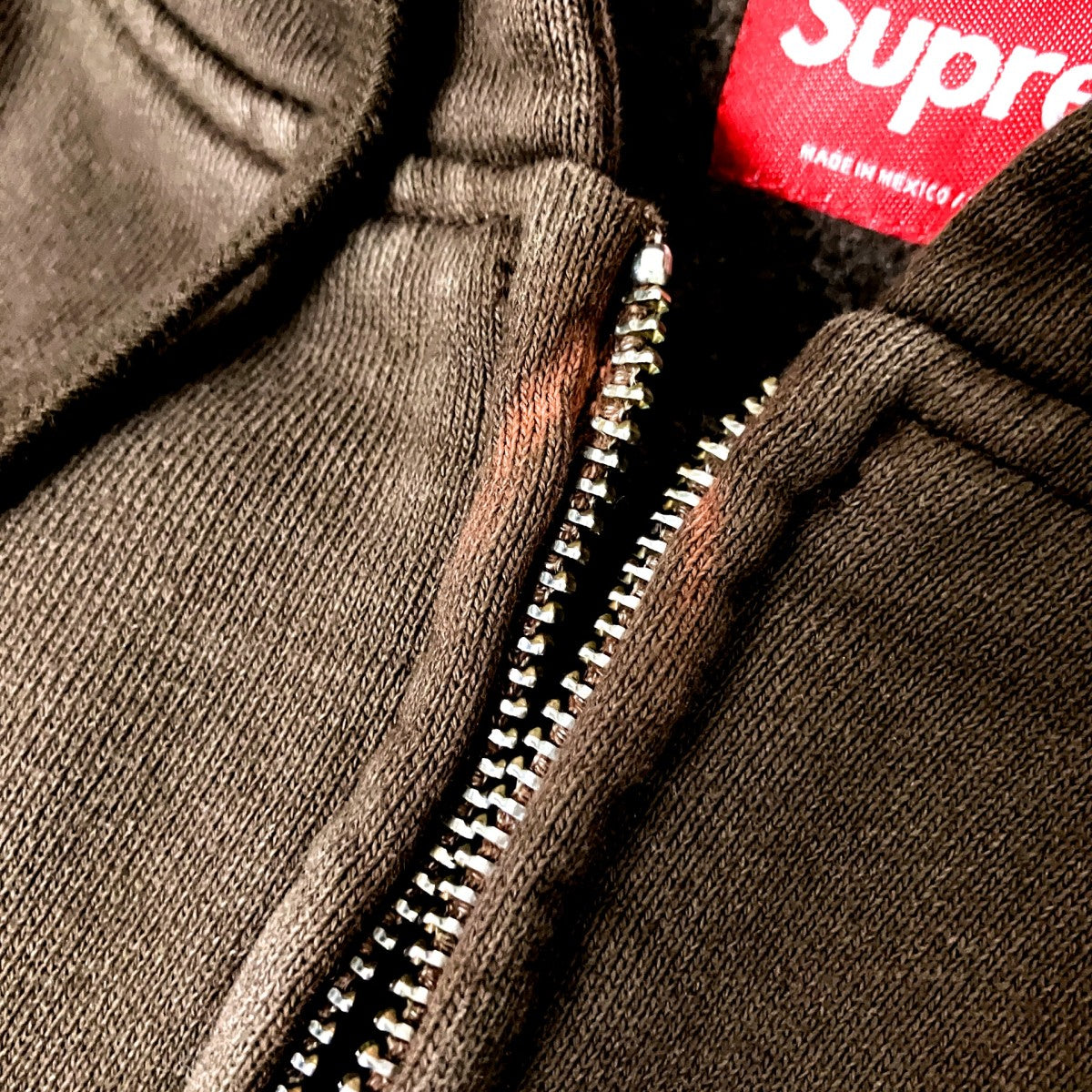 Supreme small box zip up hooded sweatshirtジップパーカー 古着・中古-4枚目のアイテム画像