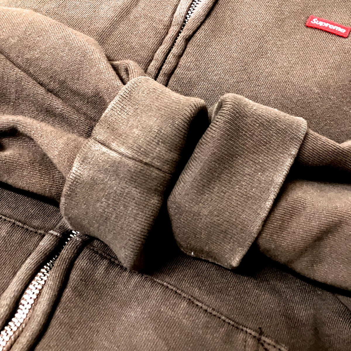 Supreme small box zip up hooded sweatshirtジップパーカー 古着・中古-7枚目のアイテム画像