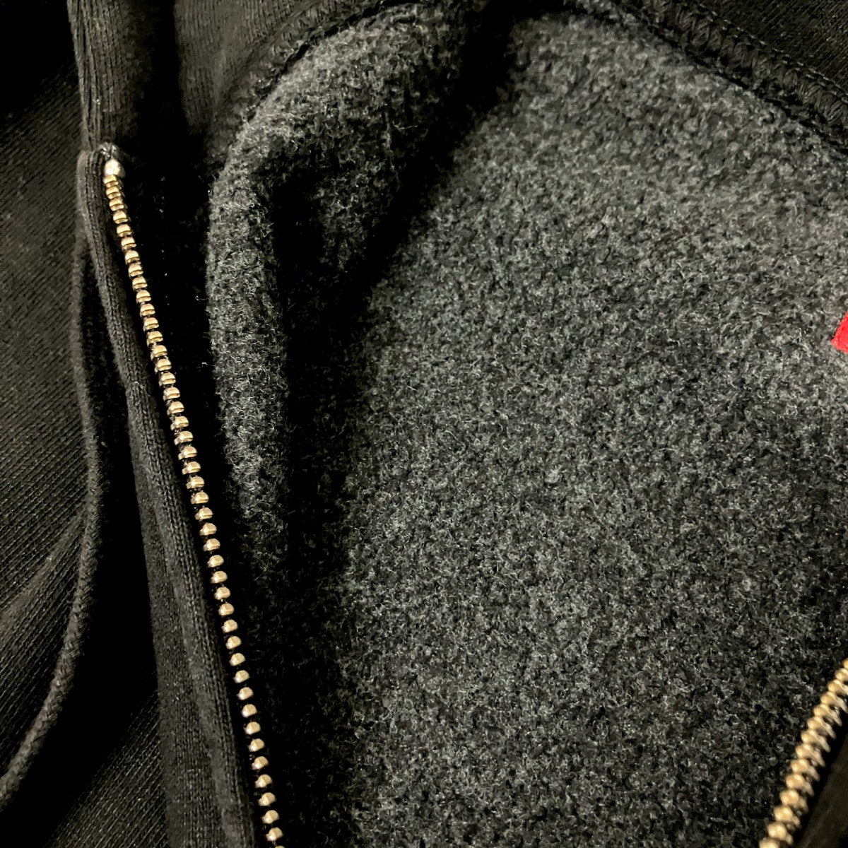 Small Box Zip Up Hooded Sweatshirtジップパーカー