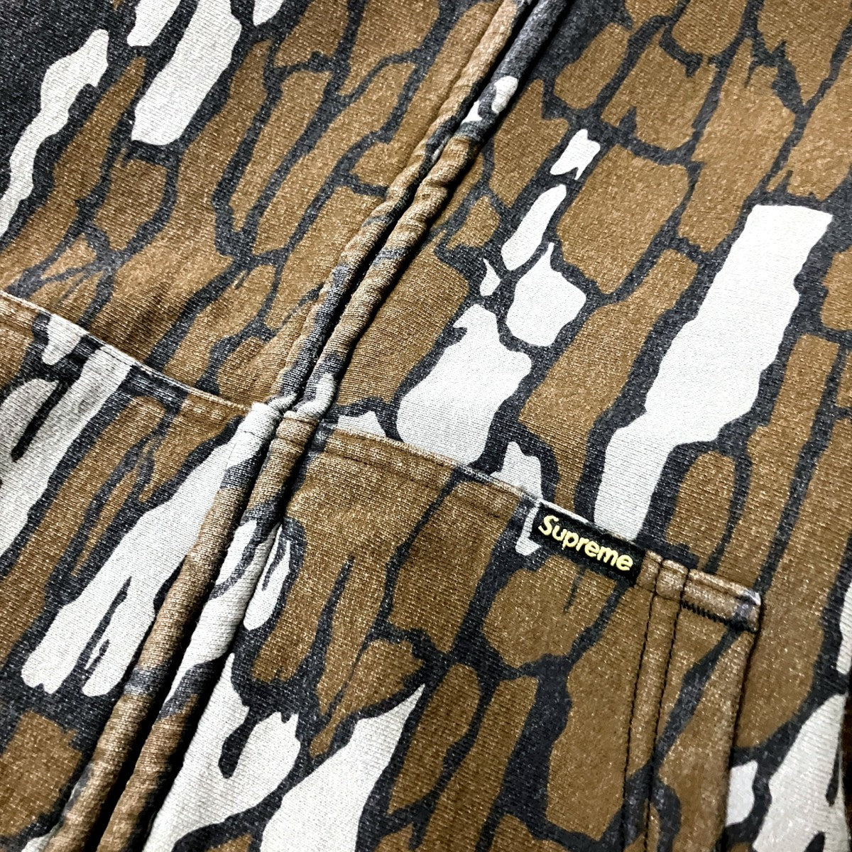 Work Zip Up Hooded Sweatshirtジップパーカー