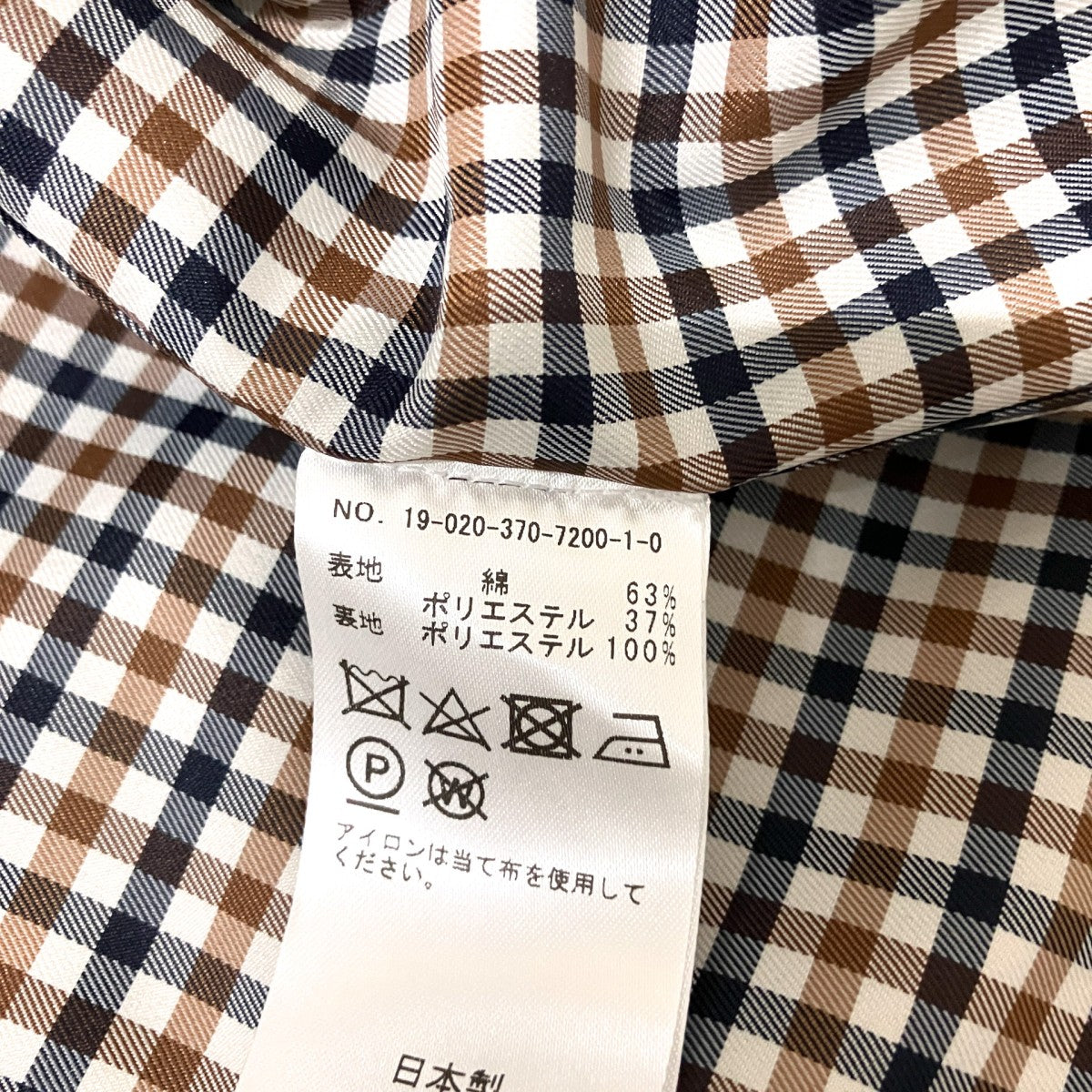 Aquascutum×journal standard L’essage ステンカラーコート19 020 370 7200 1 0 古着・中古-5枚目のアイテム画像