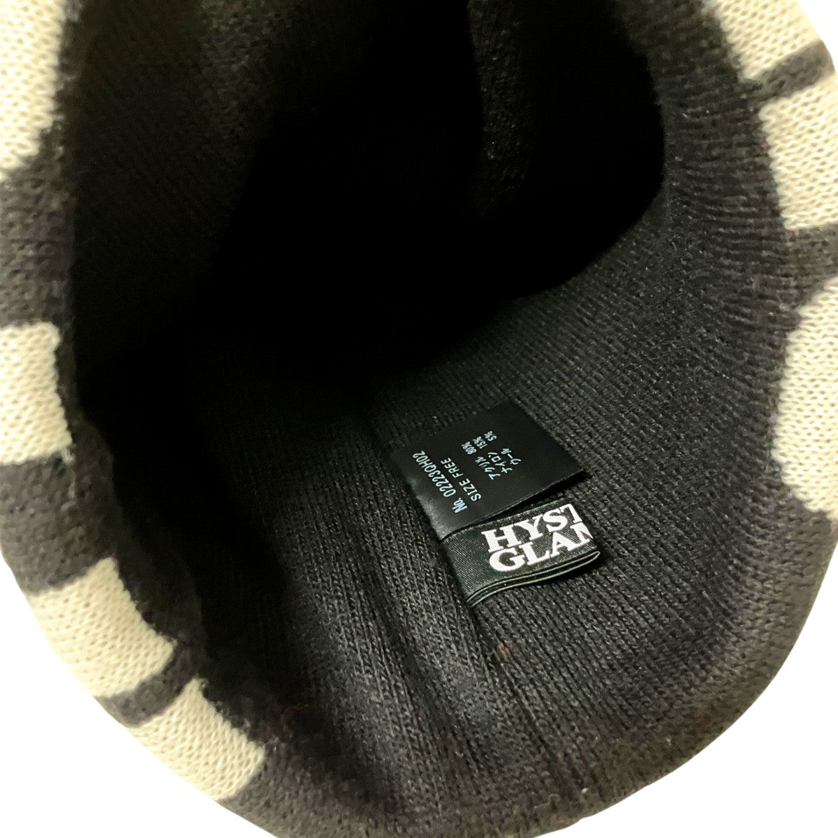 Hysteric Glamour ニット帽02223QH02 古着・中古-4枚目のアイテム画像