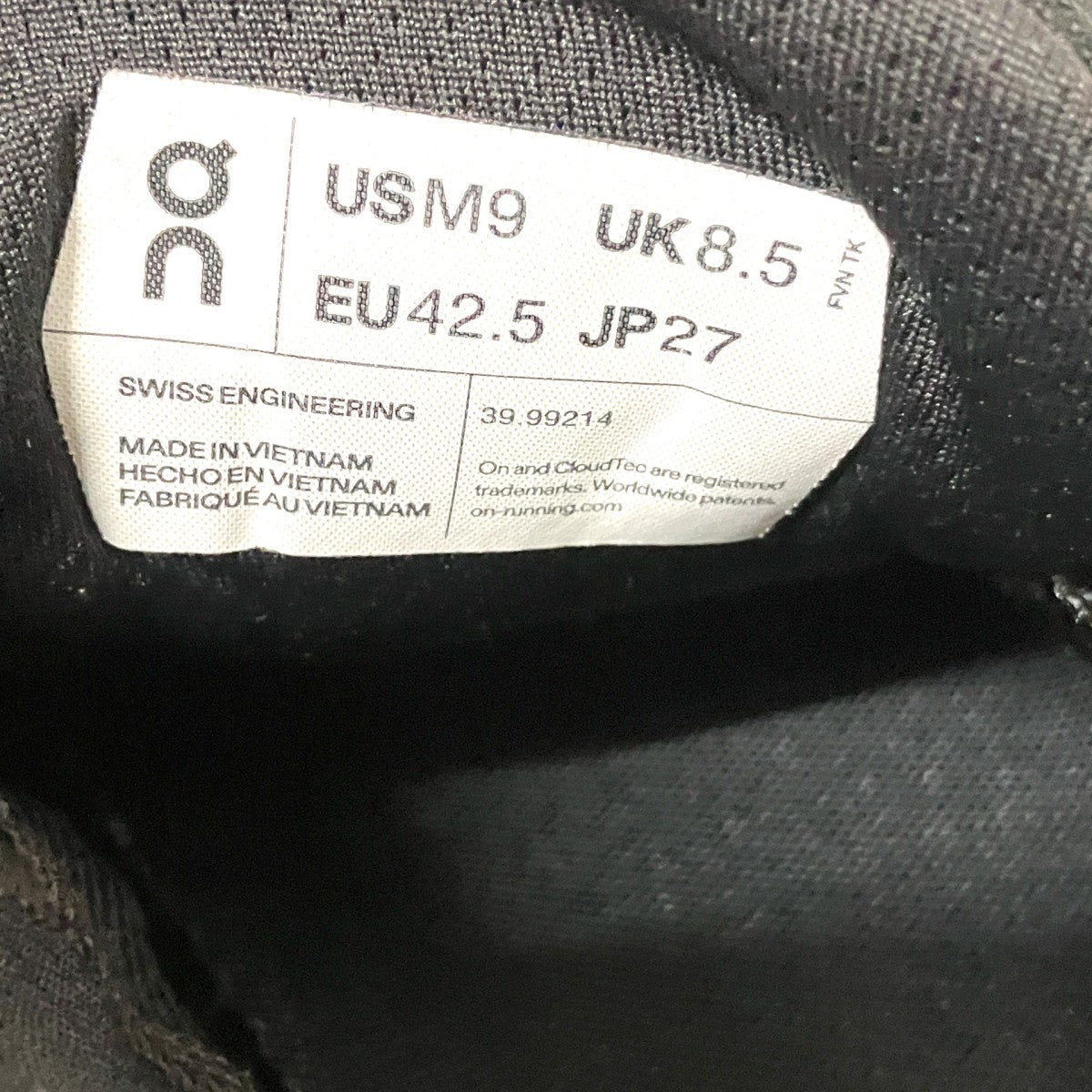 On ローカットスニーカー39.99214 古着・中古-6枚目のアイテム画像