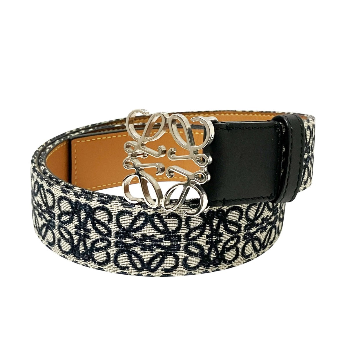LOEWE ANAGRAM BELT総柄ベルト182215 古着・中古-1枚目のアイテム画像