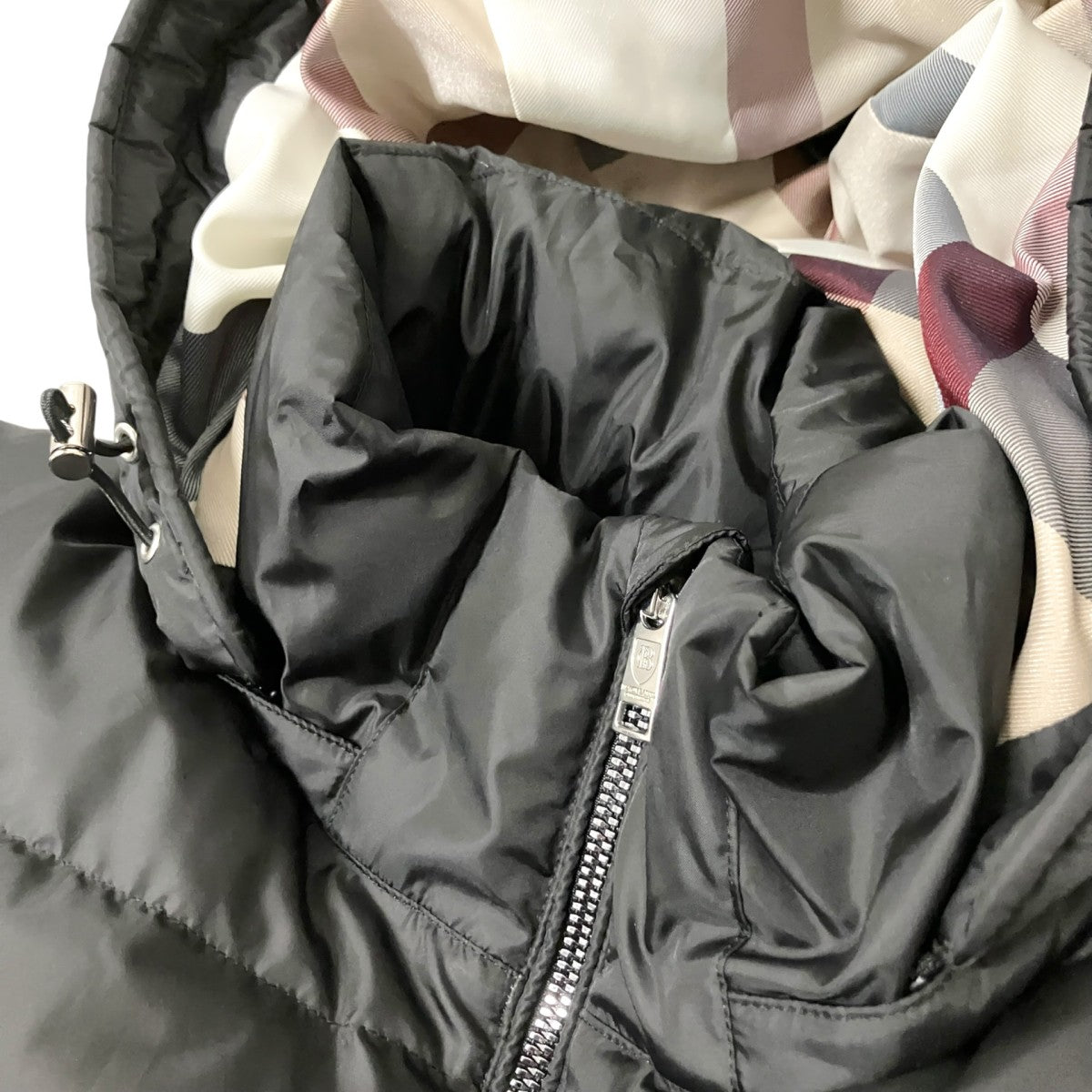 クレストブリッジチェックコンビショートダウンダウンジャケット51F50 660 09