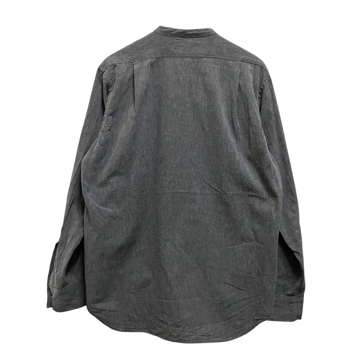 WORKERS バンドカラーシャツ 古着・中古-2枚目のアイテム画像
