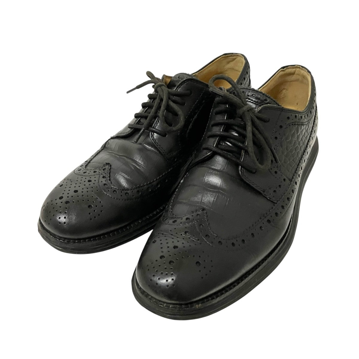 COLE HAAN ウィングチップシューズB14 C12650 161 古着・中古-1枚目のアイテム画像