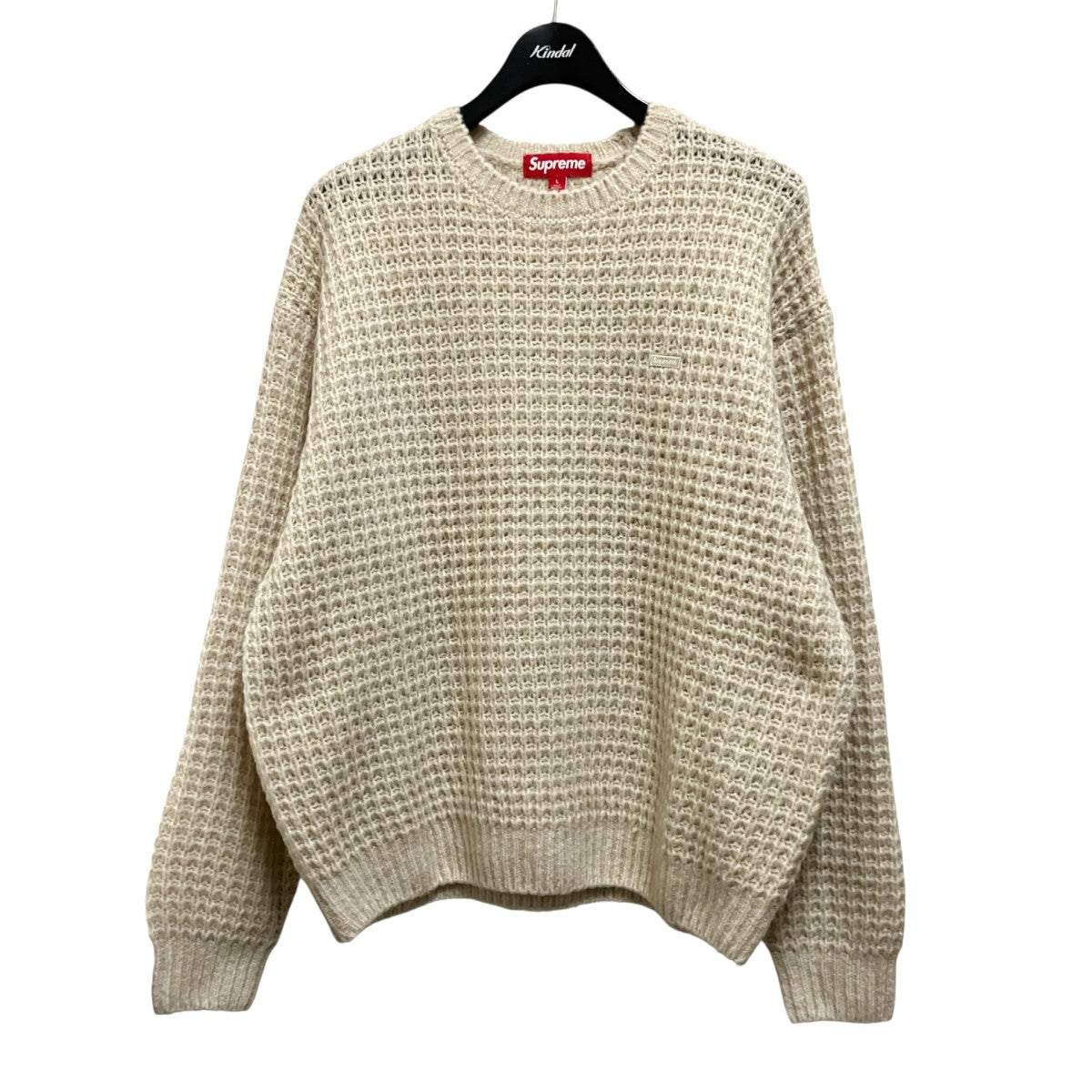 Small Box Waffle Sweaterワッフルニット