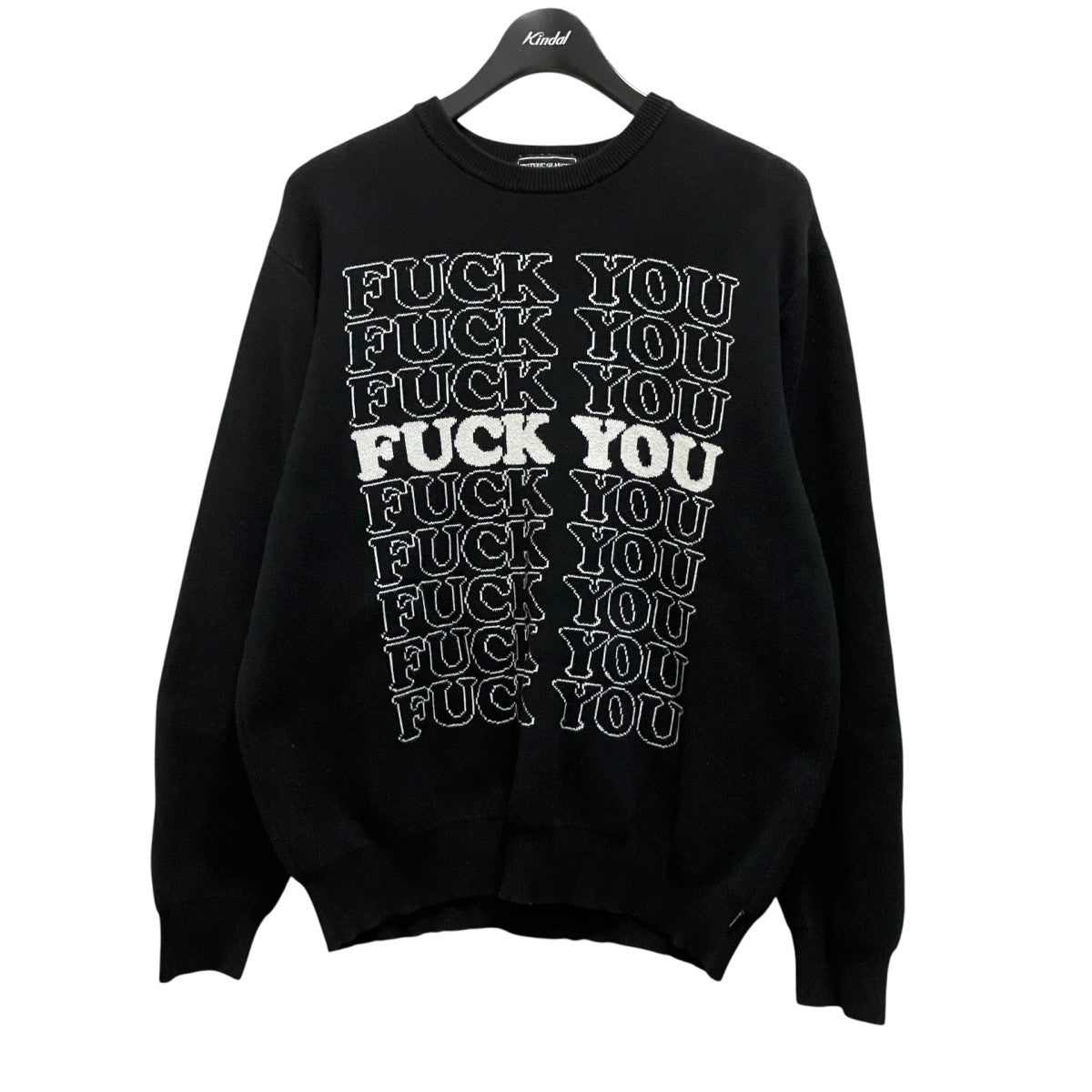 Supreme×Hysteric Glamour Fuck You Sweaterプルオーバーニット 古着・中古-1枚目のアイテム画像