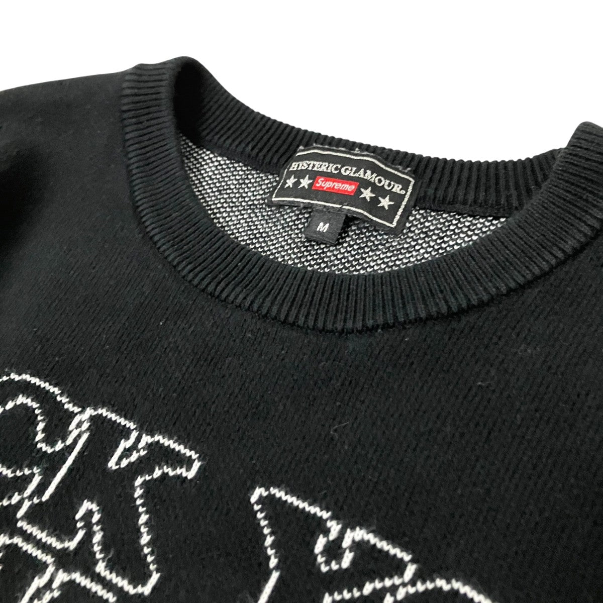 Supreme×Hysteric Glamour Fuck You Sweaterプルオーバーニット 古着・中古-3枚目のアイテム画像