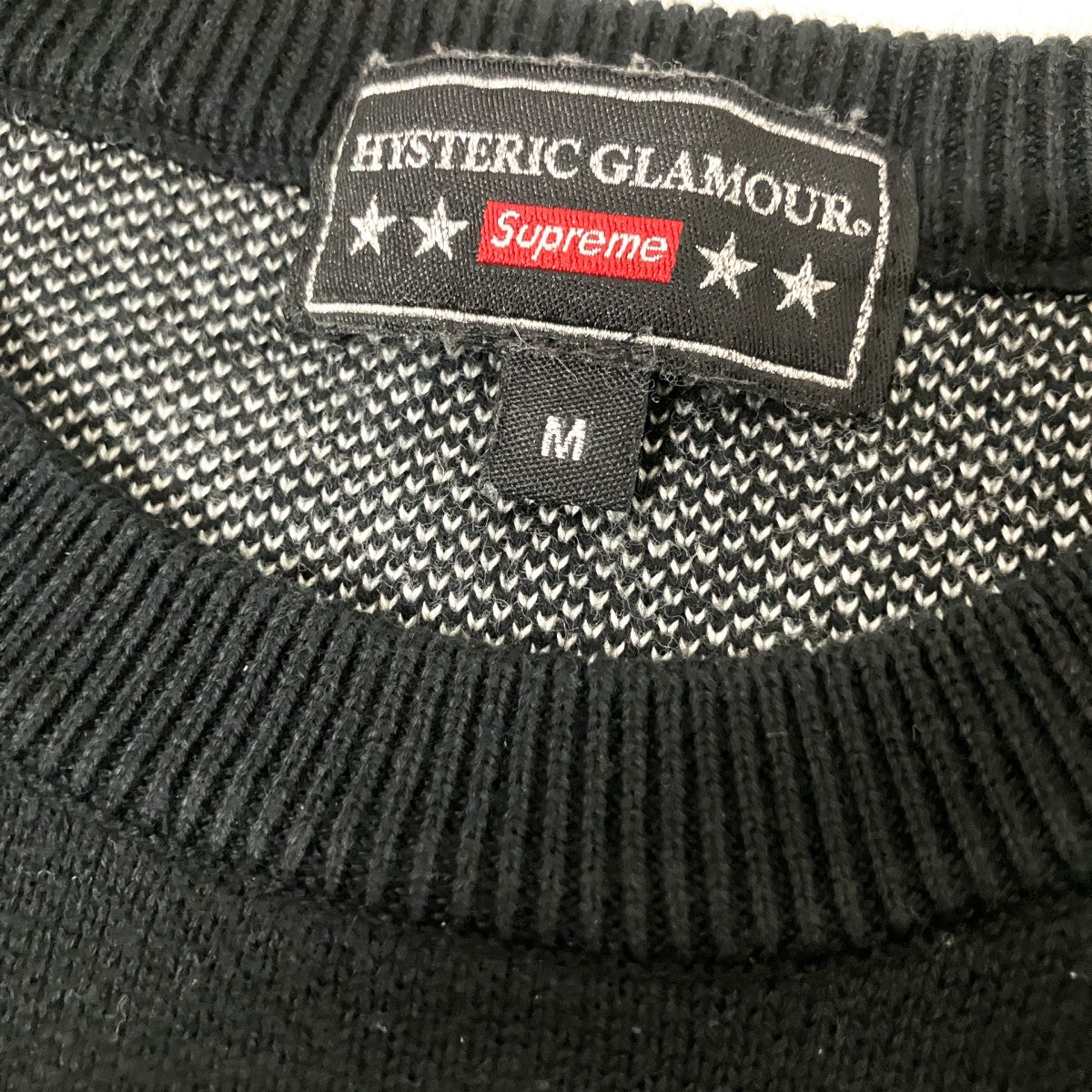 Supreme×Hysteric Glamour Fuck You Sweaterプルオーバーニット 古着・中古-4枚目のアイテム画像