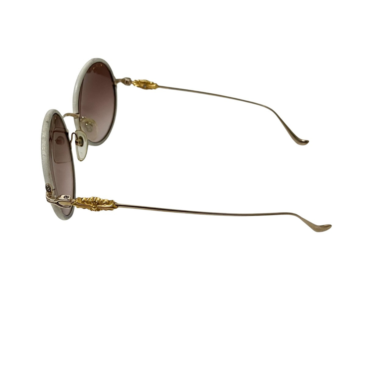 CHROME HEARTS OVARYEASYラウンドサングラス 古着・中古-3枚目のアイテム画像