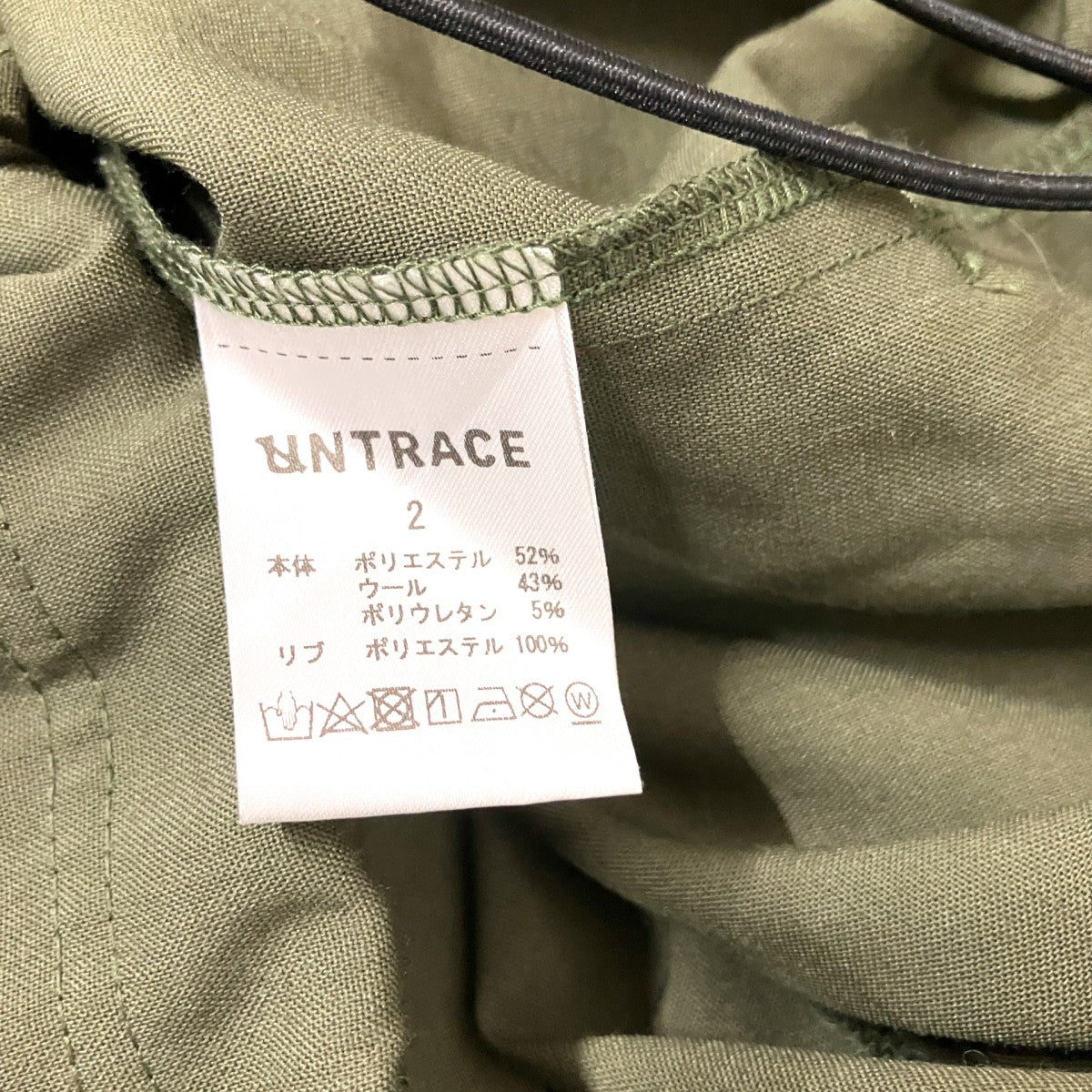 UNTRACE プルオーバーシャツ 古着・中古-5枚目のアイテム画像