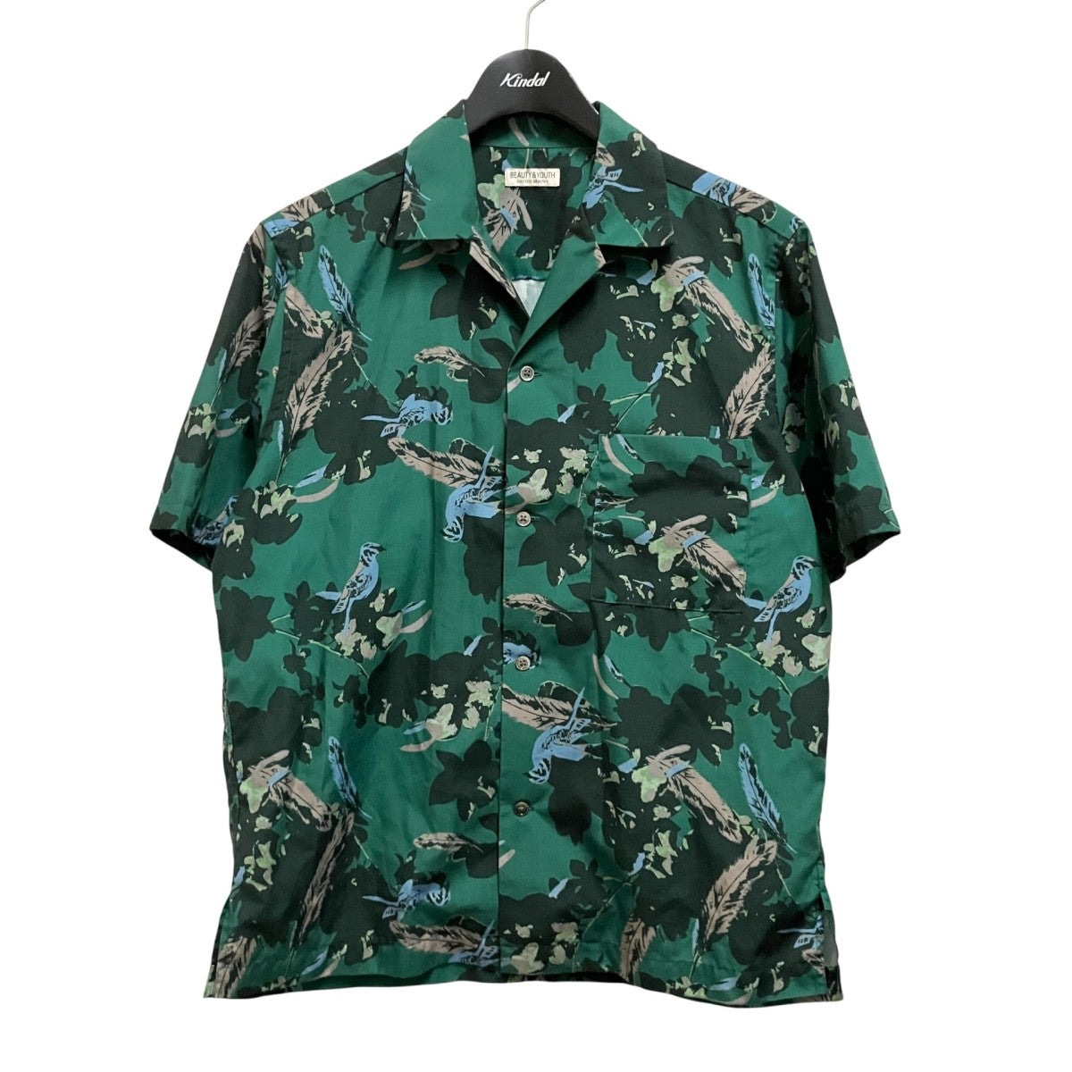 BEAUTY＆YOUTH UNITED ARROWS ダークマイナ リラックスレギュラー シャツ総柄シャツ1216 149 2779 古着・中古-1枚目のアイテム画像