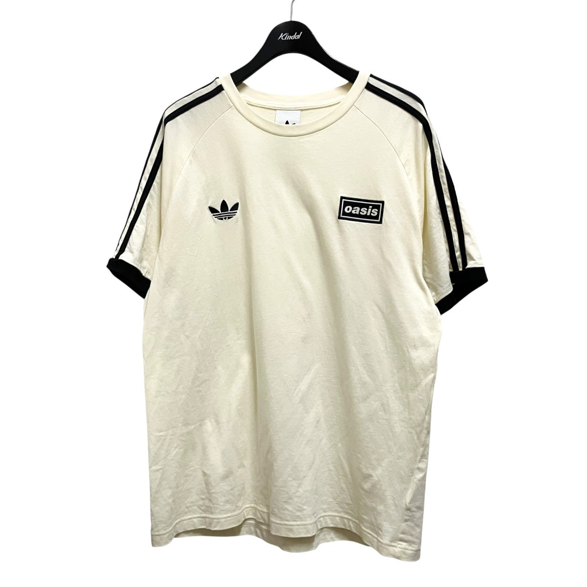 adidas originals×oasis Tour 3-Stripes T-Shirt半袖TシャツKT3446 古着・中古-1枚目のアイテム画像
