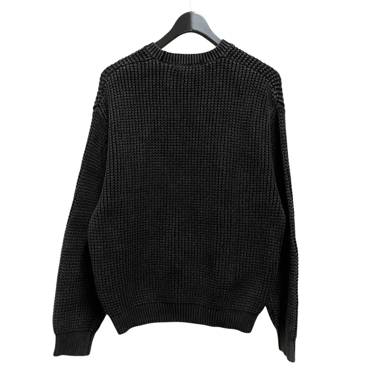 Washed Small Box Waffleコットンニット