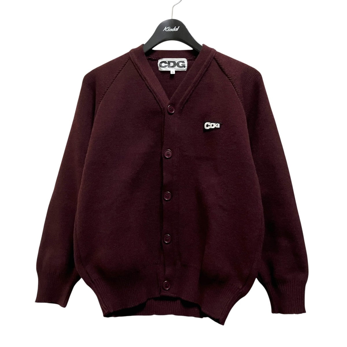 CLASSIC CARDIGAN ／ CDG EMBLEMニットカーディガンSZ N011