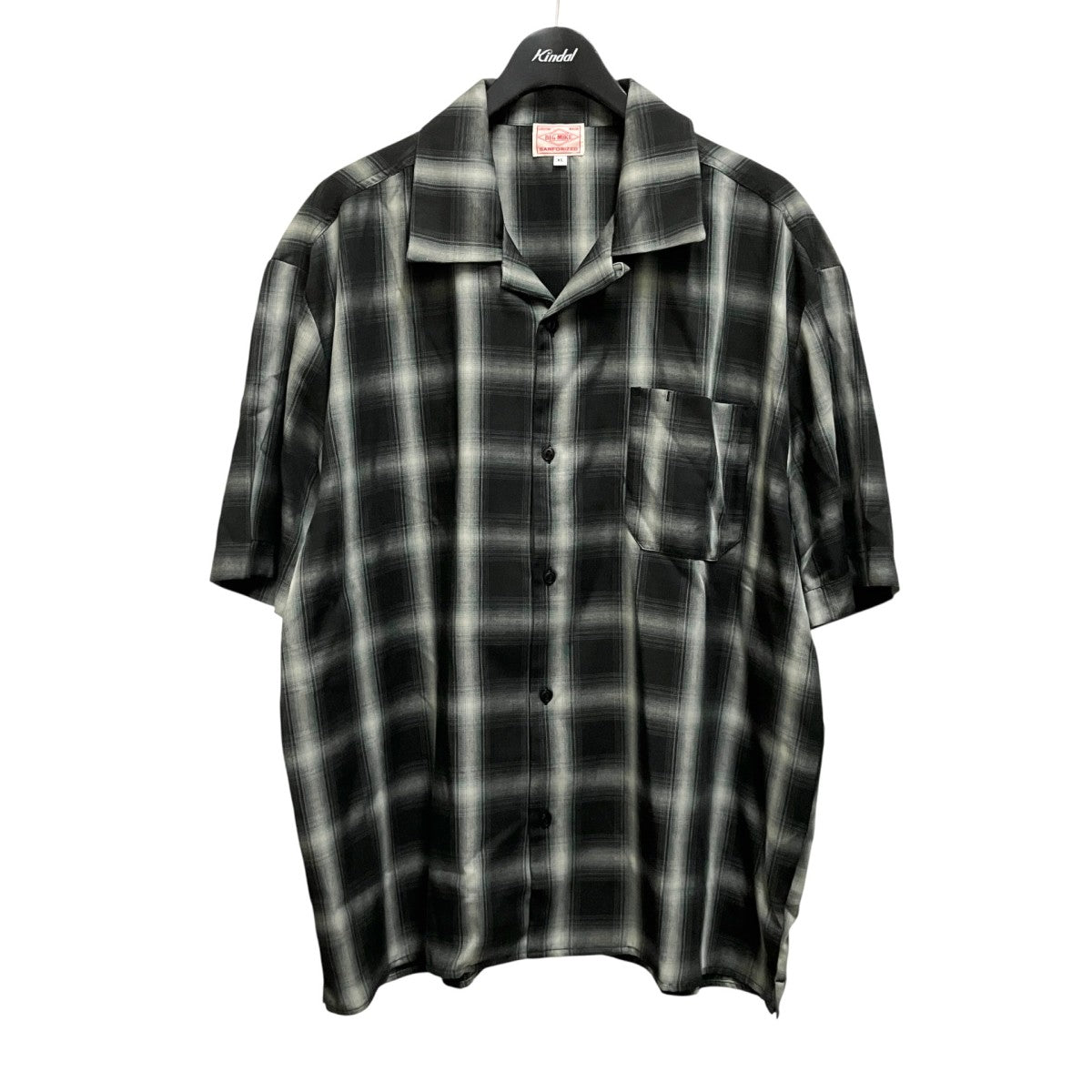 Rayon Mix Ombre Shirtチェックシャツ102625530