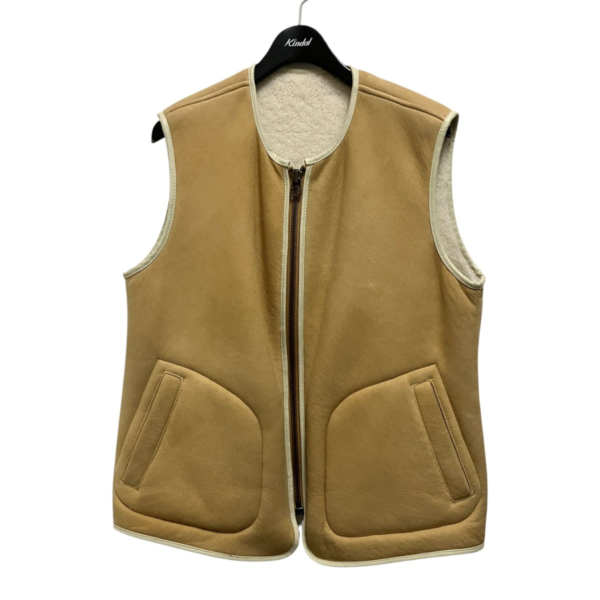 REVERSIBLE MOUTON VESTリバーシブルベスト