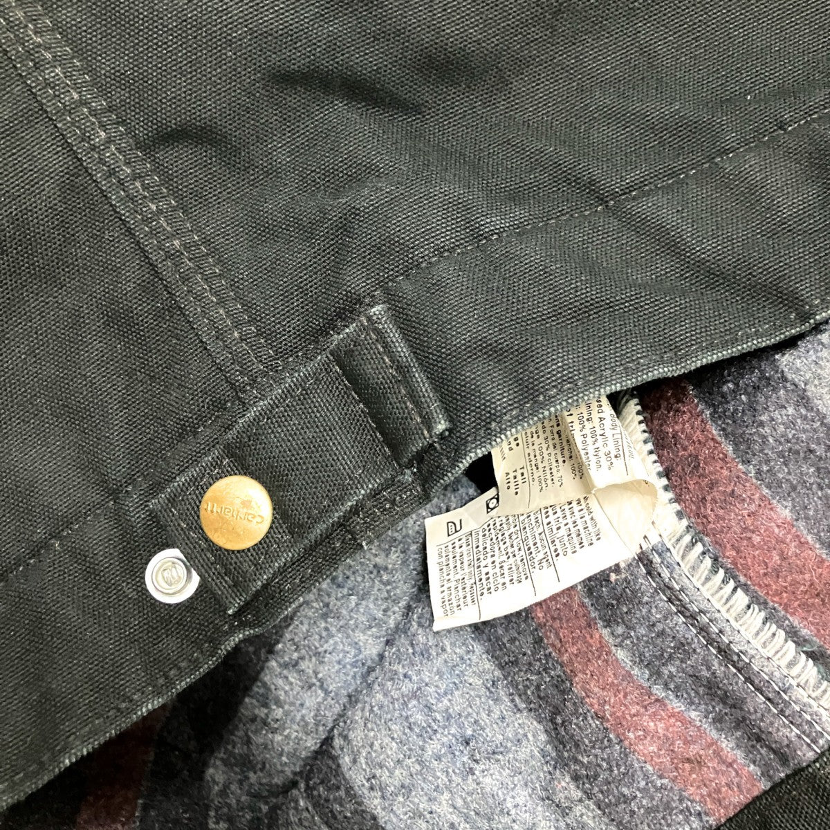 CarHartt デトロイトジャケットJ001 古着・中古-8枚目のアイテム画像