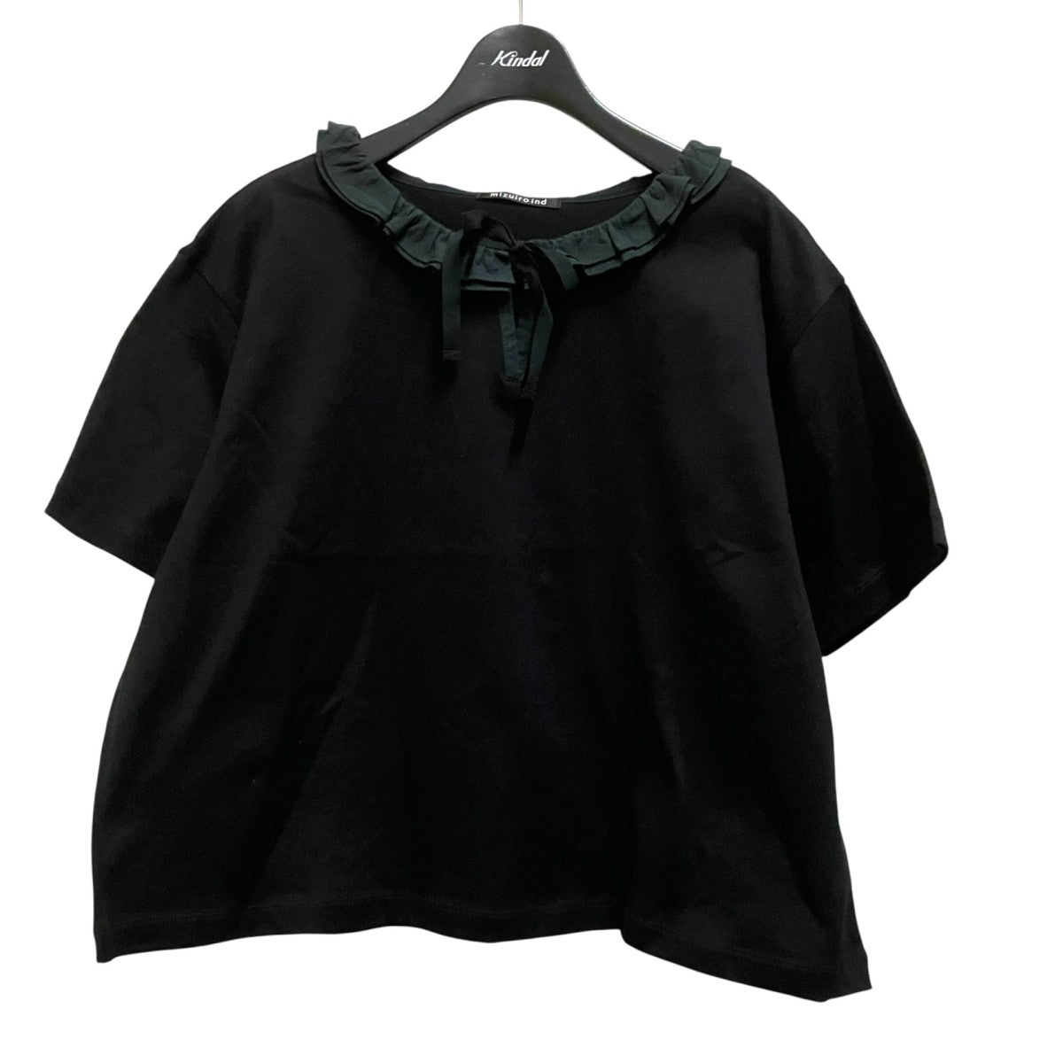 リボン装飾半袖Tシャツ