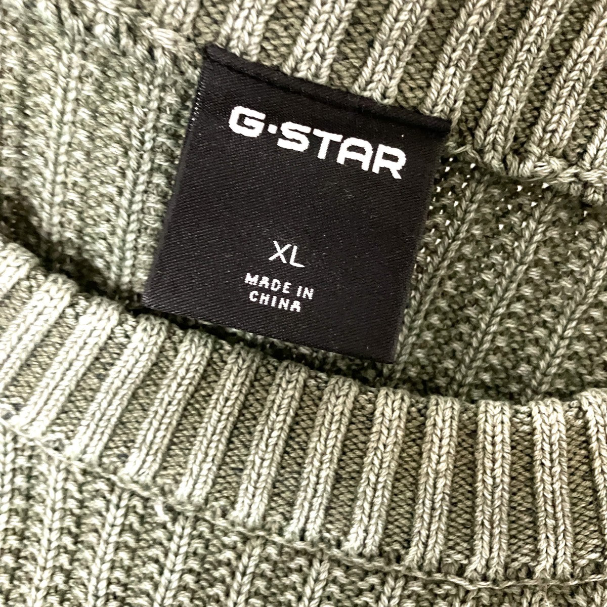 WOVEN MIX WASHED R KNITウォッシュド加工ニット