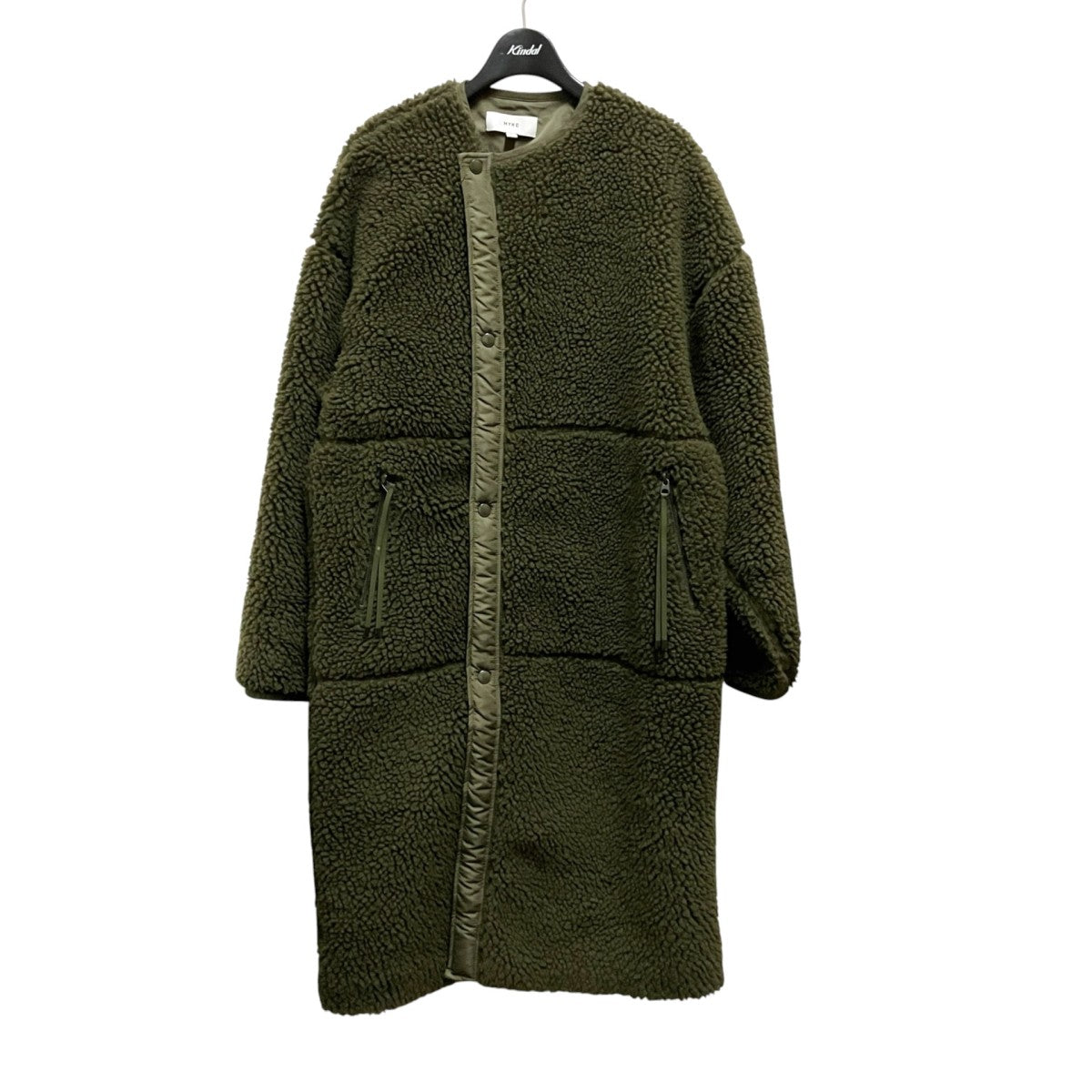 HYKE FAUX SHEARLING COATボアコート182 17175 古着・中古-1枚目のアイテム画像