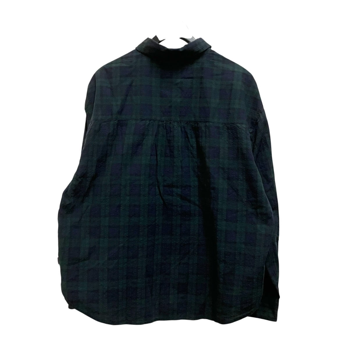 SEERSUCKER PLAID L／S SHIRTチェックシャツ24SS S01