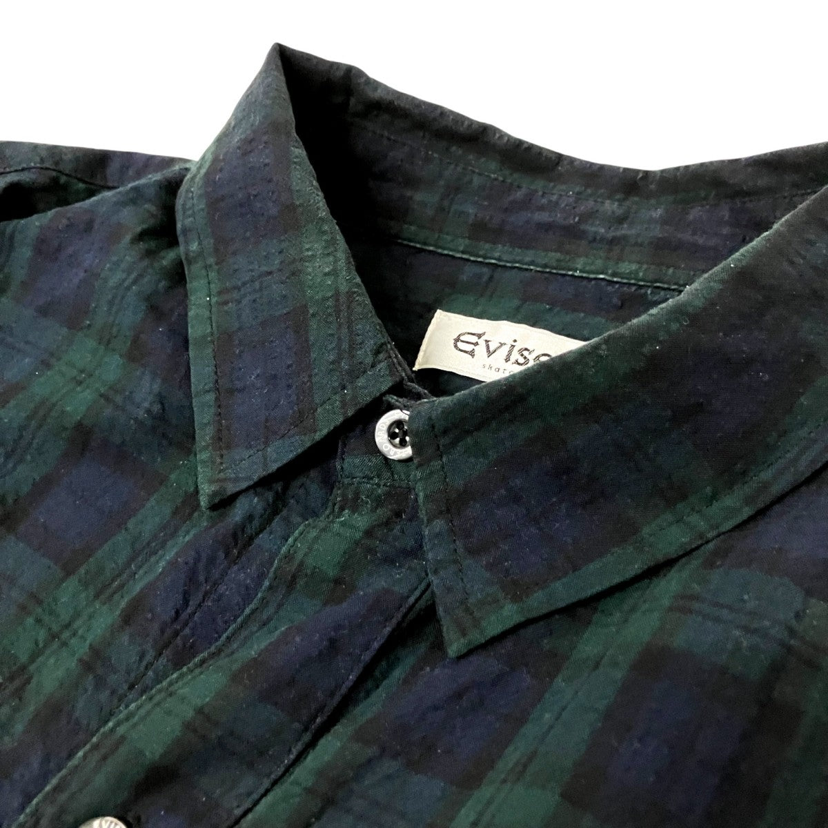 SEERSUCKER PLAID L／S SHIRTチェックシャツ24SS S01