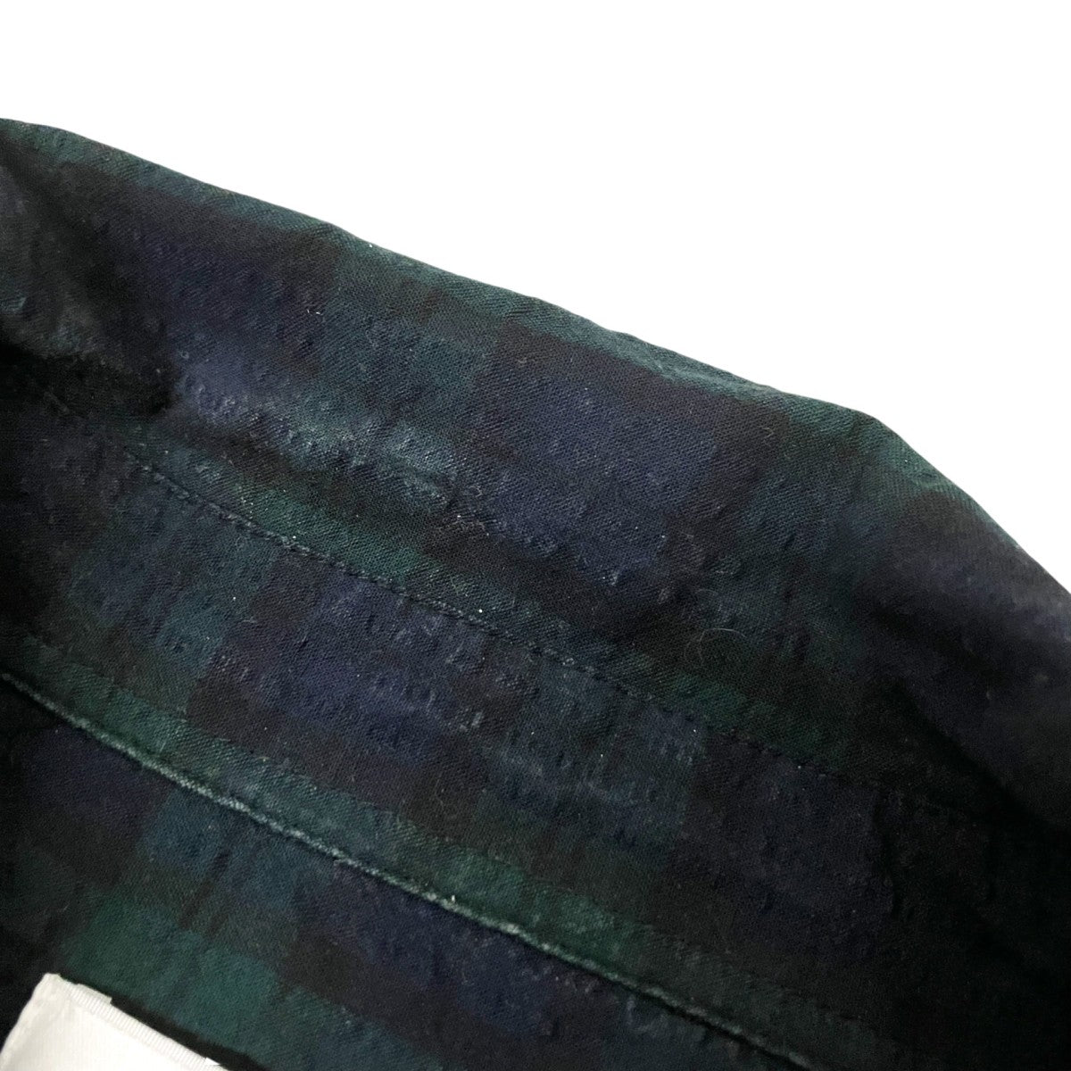 SEERSUCKER PLAID L／S SHIRTチェックシャツ24SS S01