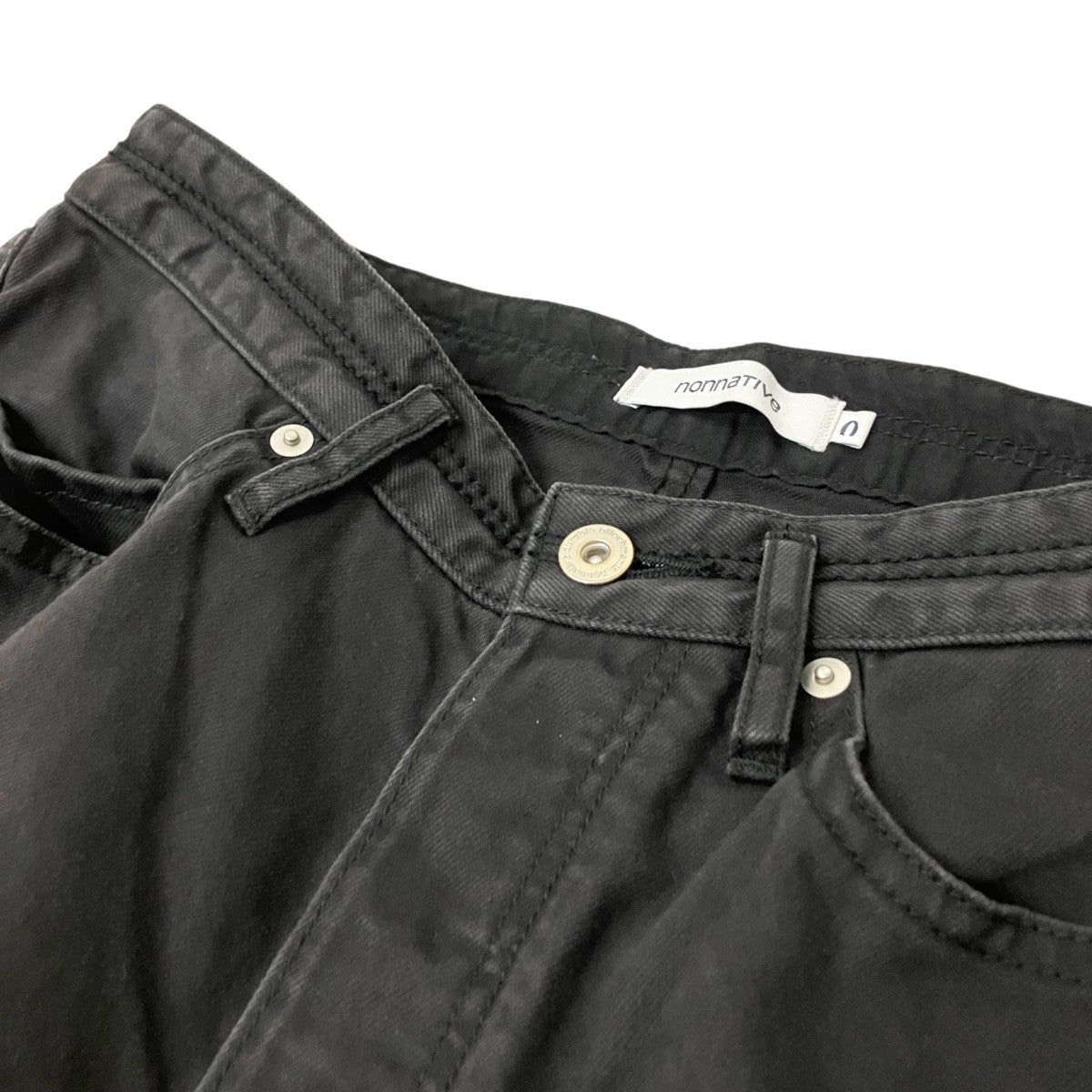 DWELLER 5P JEANS NR COTTON DRILL PIGMENT DYEデニムパンツNN P4707