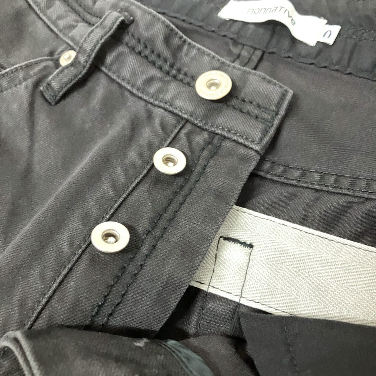 DWELLER 5P JEANS NR COTTON DRILL PIGMENT DYEデニムパンツNN P4707