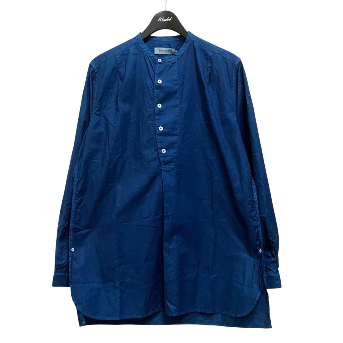 SCIENTIST PULLOVER LONG SHIRTバンドカラーシャツNN S3553