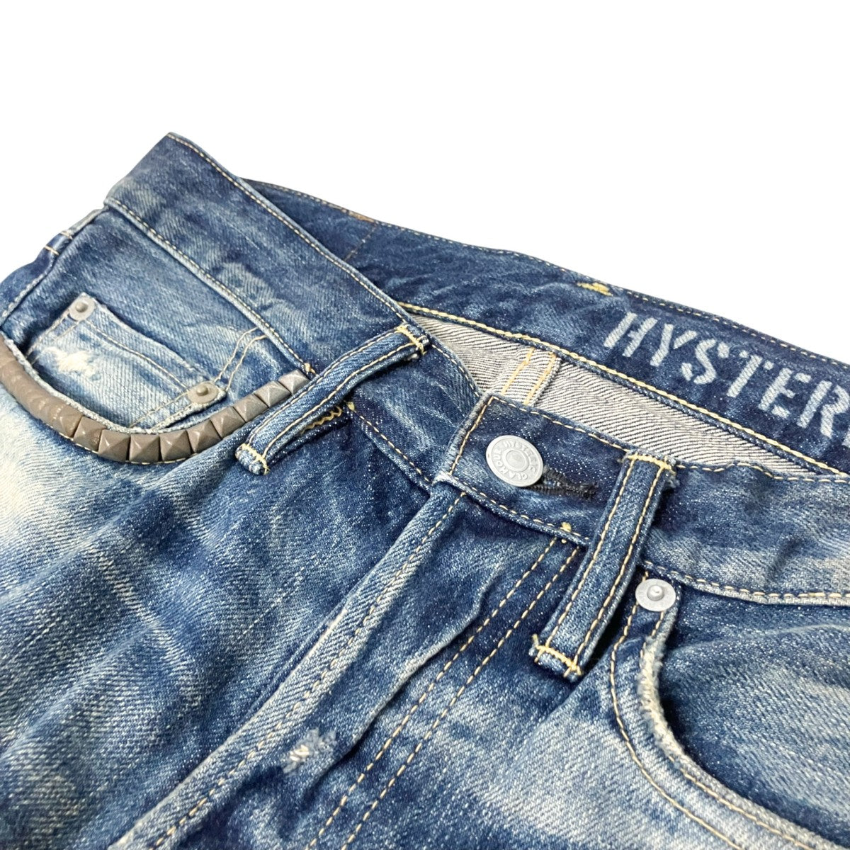 加工デニムパンツ0252AP05