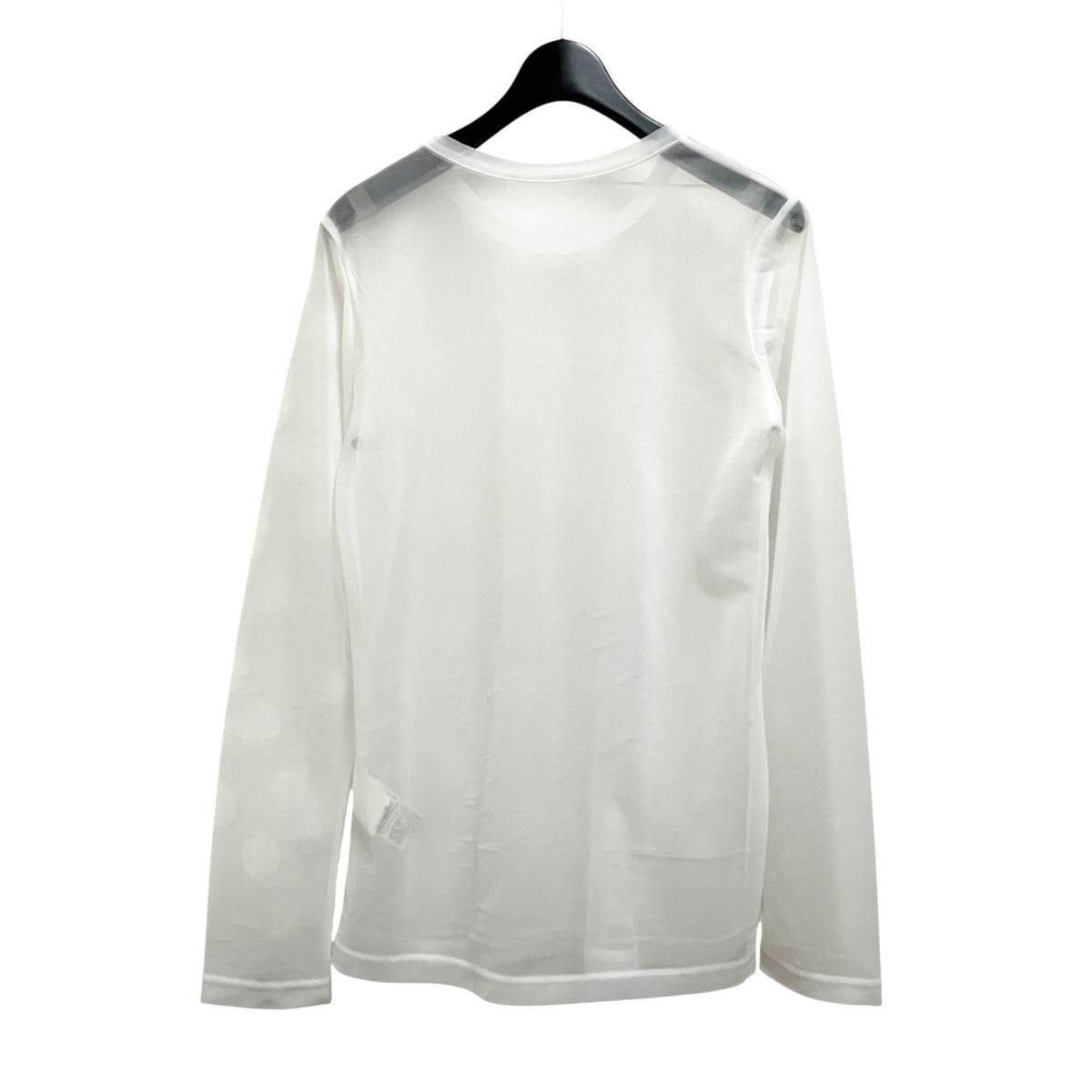 GAUZE JERSEY DOT PRINT ROUND NECK LONG SLEEVE Tシアー長袖カットソーYT T14 674