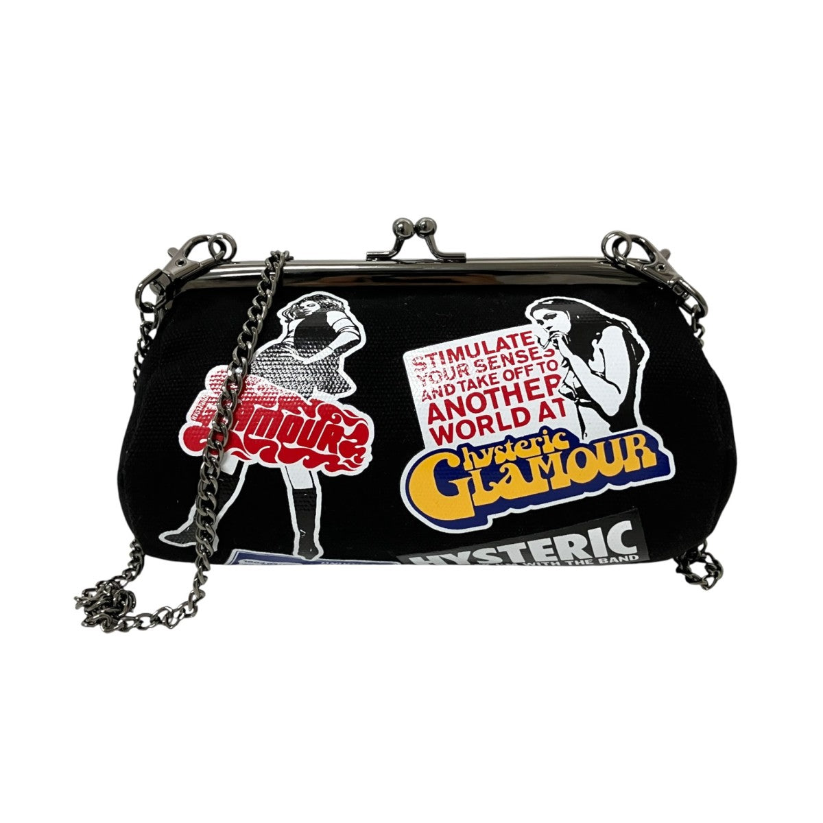 STICKER METAL CLASP 2WAYポーチ2WAYショルダーバッグ