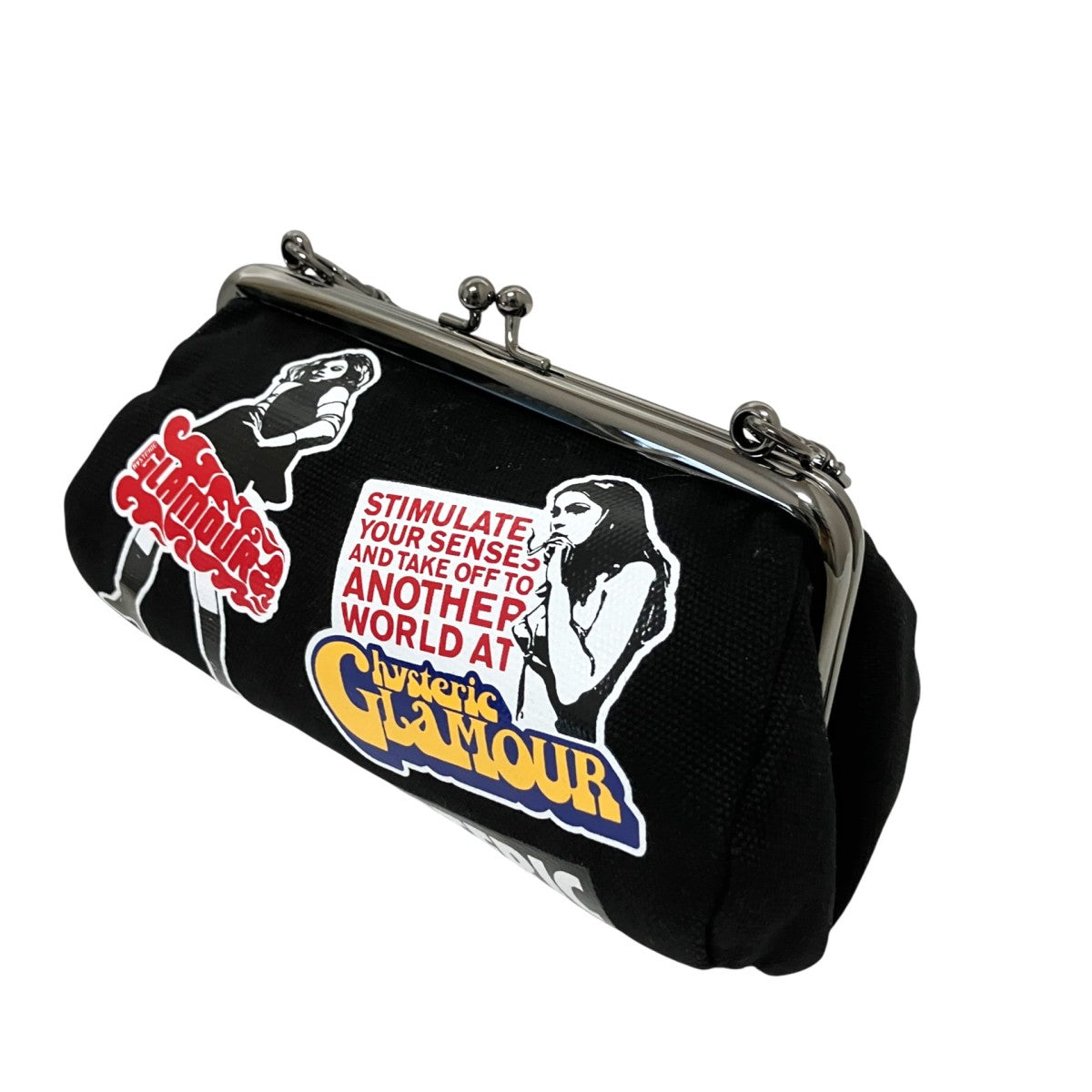 STICKER METAL CLASP 2WAYポーチ2WAYショルダーバッグ