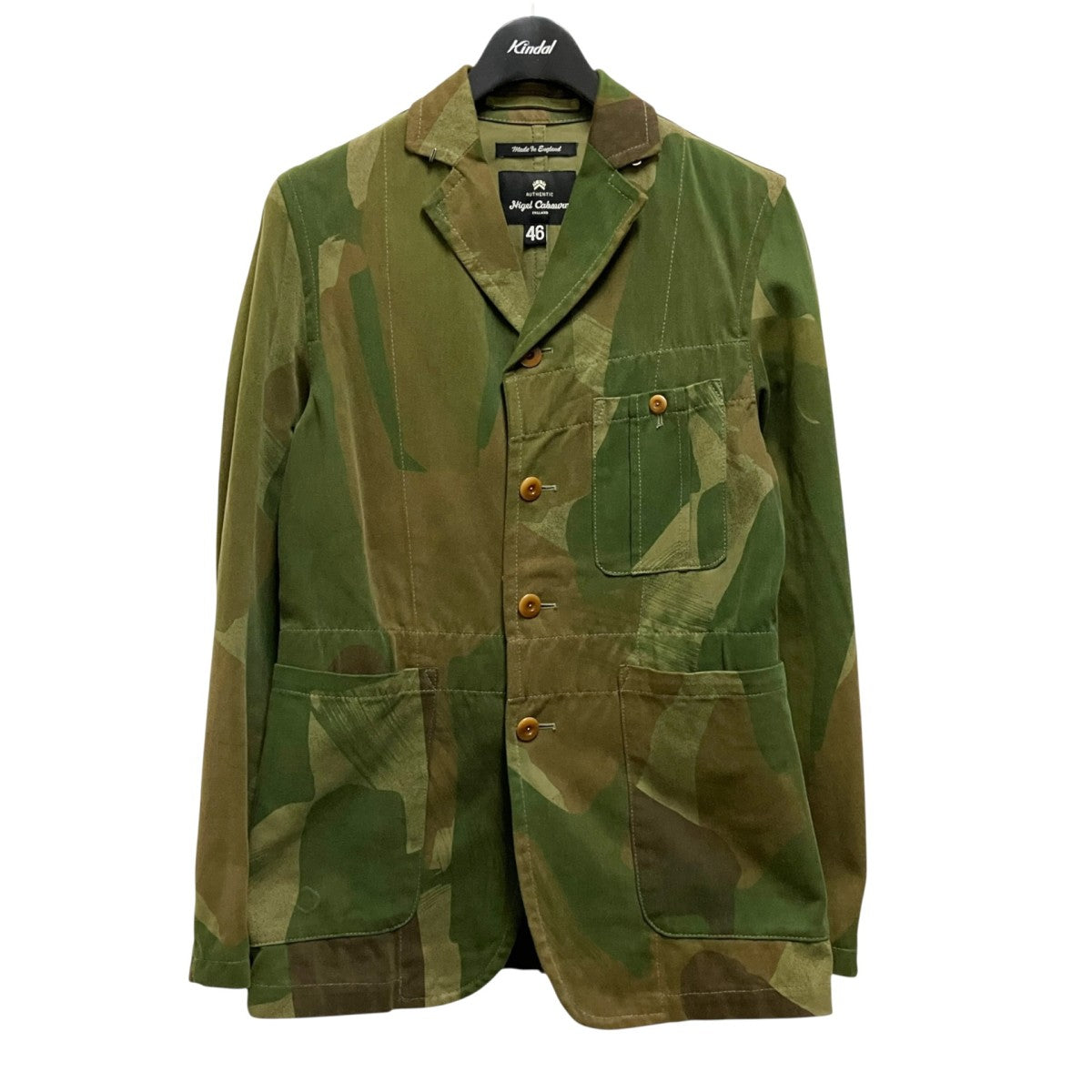 NEW POCKET TENZING JACKET CAMOカモフラ柄テーラードジャケット8051180001