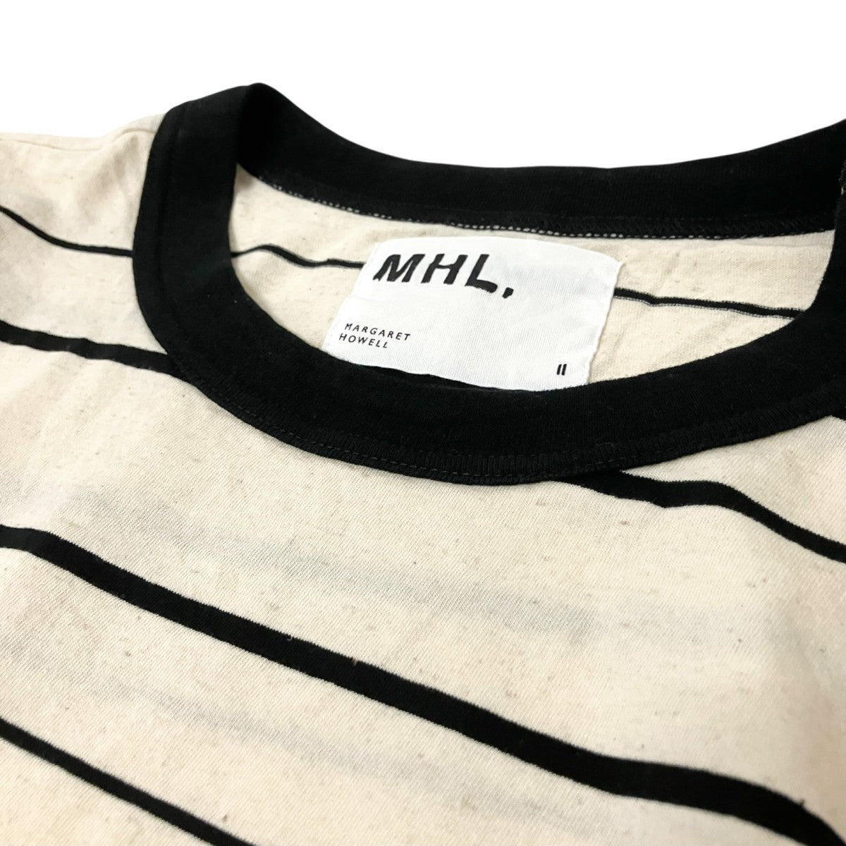 COTTON LINEN STRIPE JERSEY SSボーダーTシャツ595 4168502